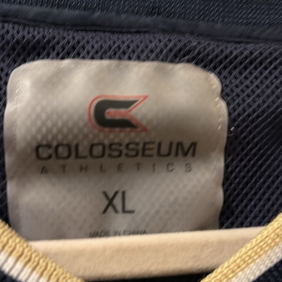 United States Navy Blue and gold Pullover Jacket - windbreaker - XL - Picture 2 of 8